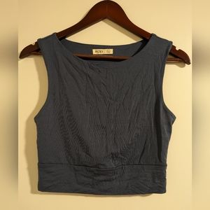 Sozy- Lucy crop tank, modern navy, L